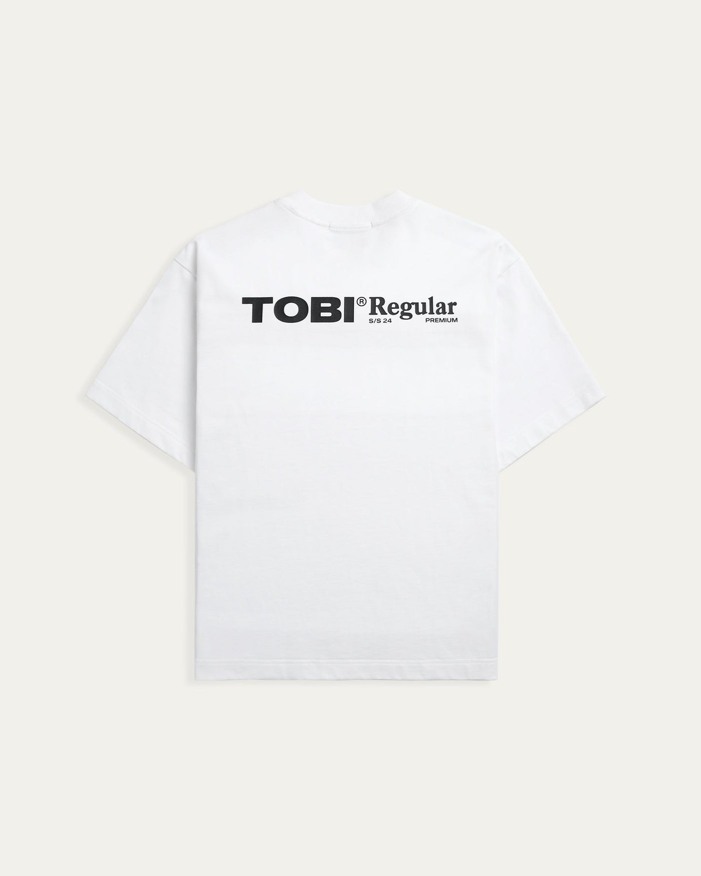 TOBI Regular Boxy Tee - White - TOBI