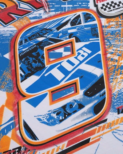 Nascar Overprinted T-shirt - White