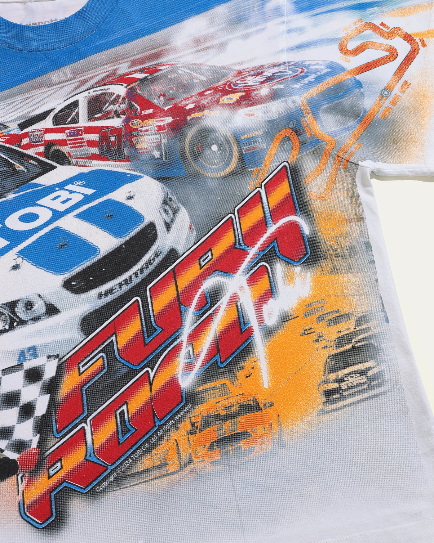 Nascar Overprinted T-shirt - White