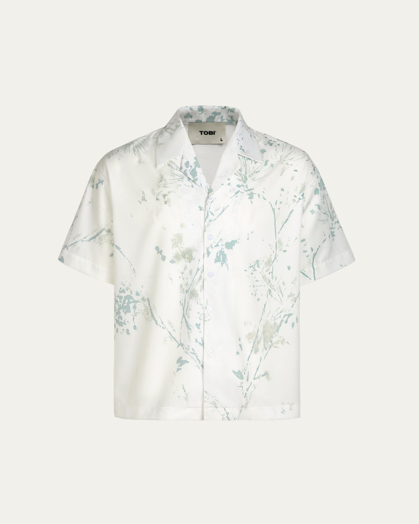 Highclass Cuban Shirt - White Marbel