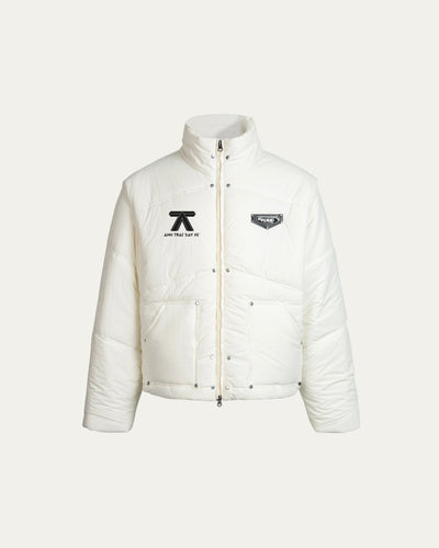 [PRE ORDER] ATSH Puffer 2 in 1 Vest/Jacket - Off White