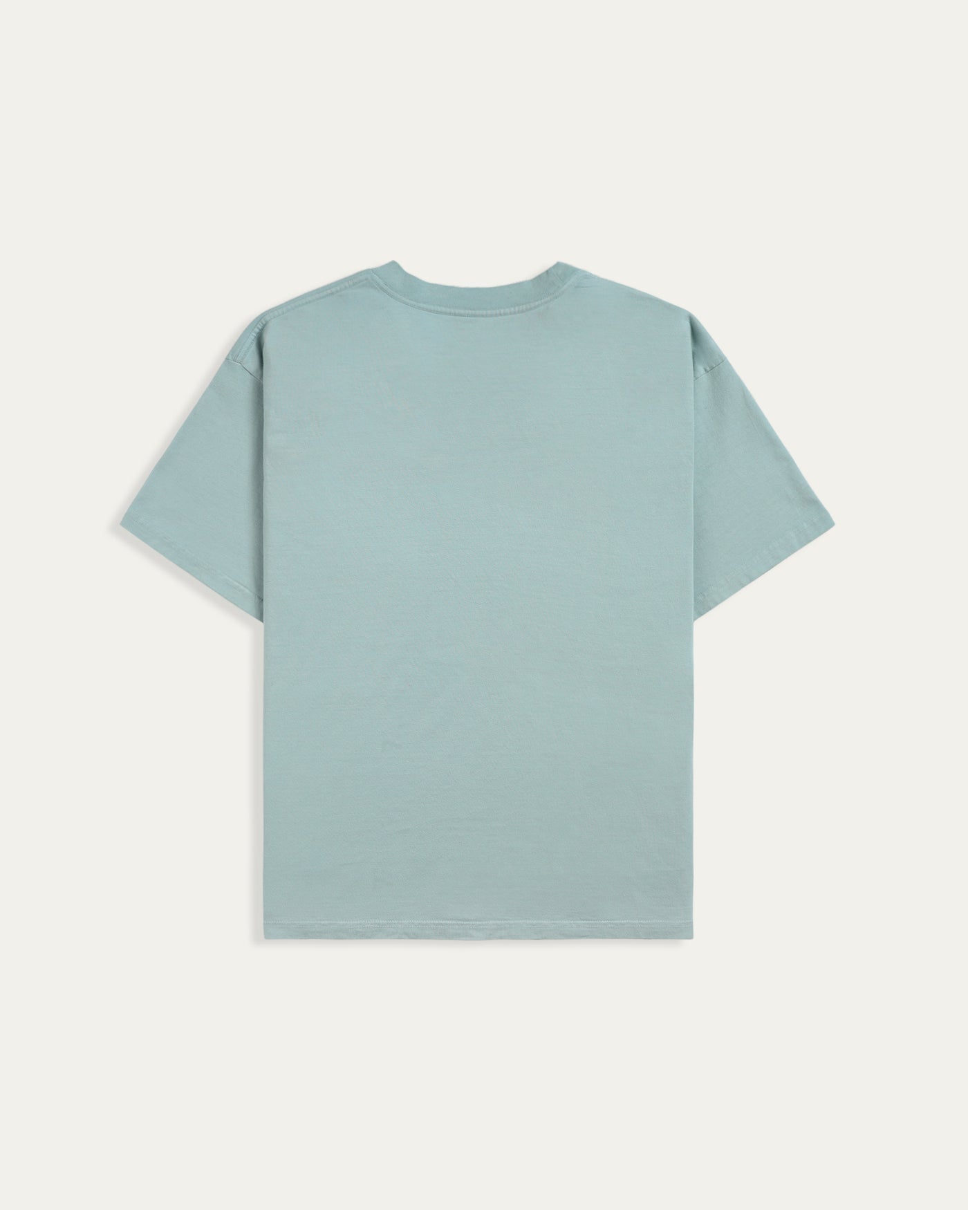 Blank Boxy Wash T-shirt - Blue Sky