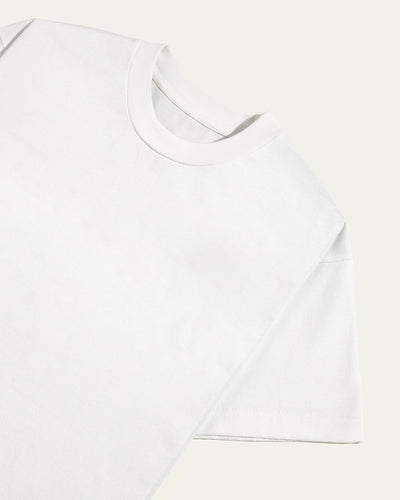 Blank Single Stitch Boxy T-shirt - White