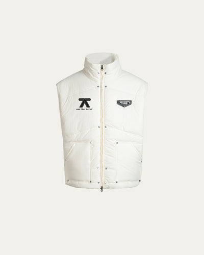 [PRE ORDER] ATSH Puffer 2 in 1 Vest/Jacket - Off White