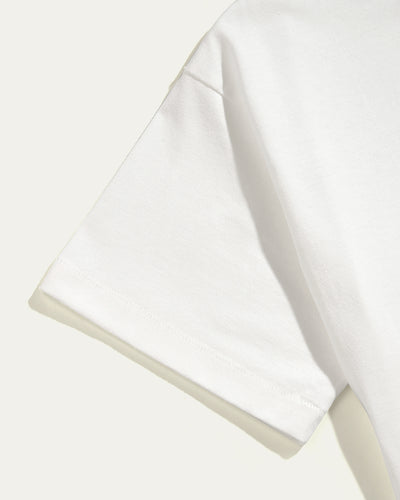 Blank Single Stitch Boxy T-shirt - White