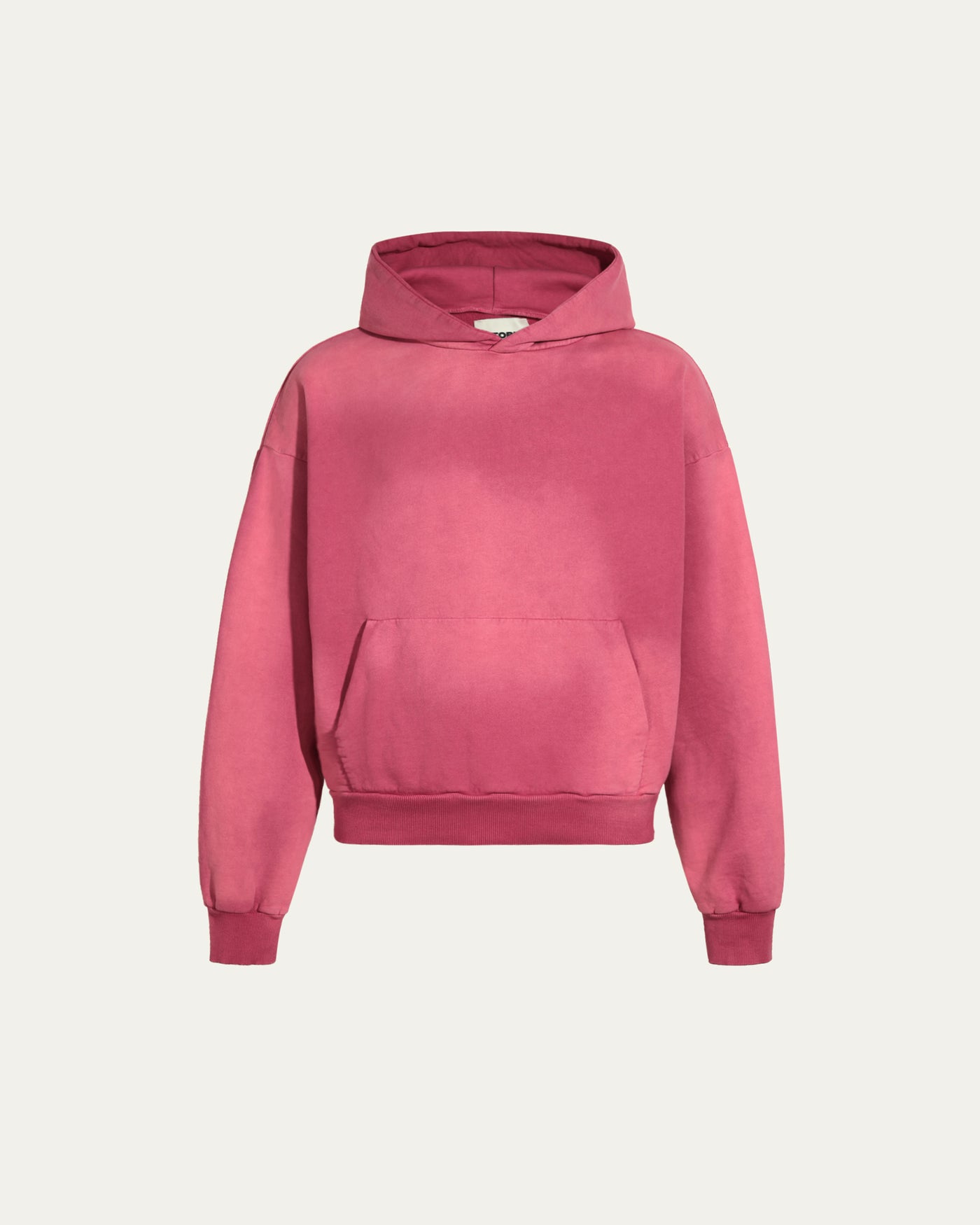 Vintage Wash Blank Hoodie - Cotton Candy