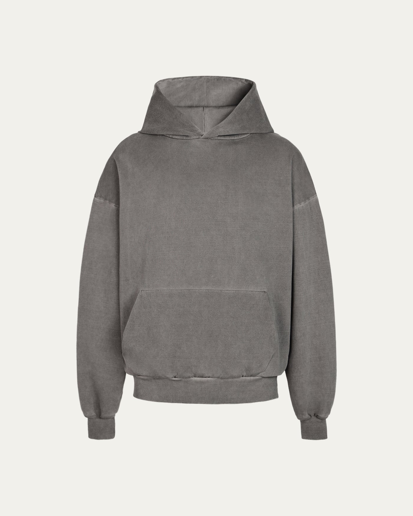 Blank Wash Hoodie - Dark Grey