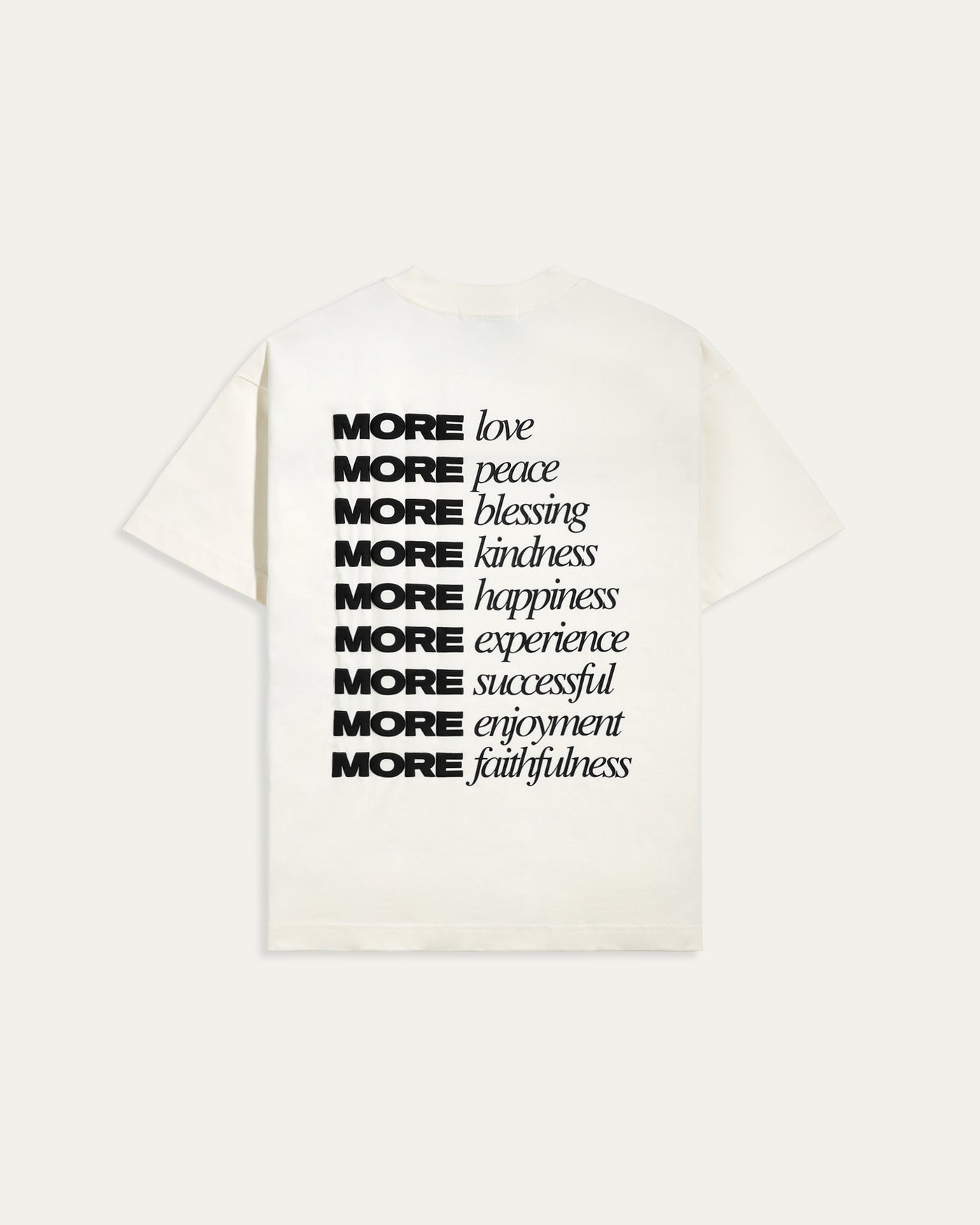 More and More Boxy T-shirt - Off White