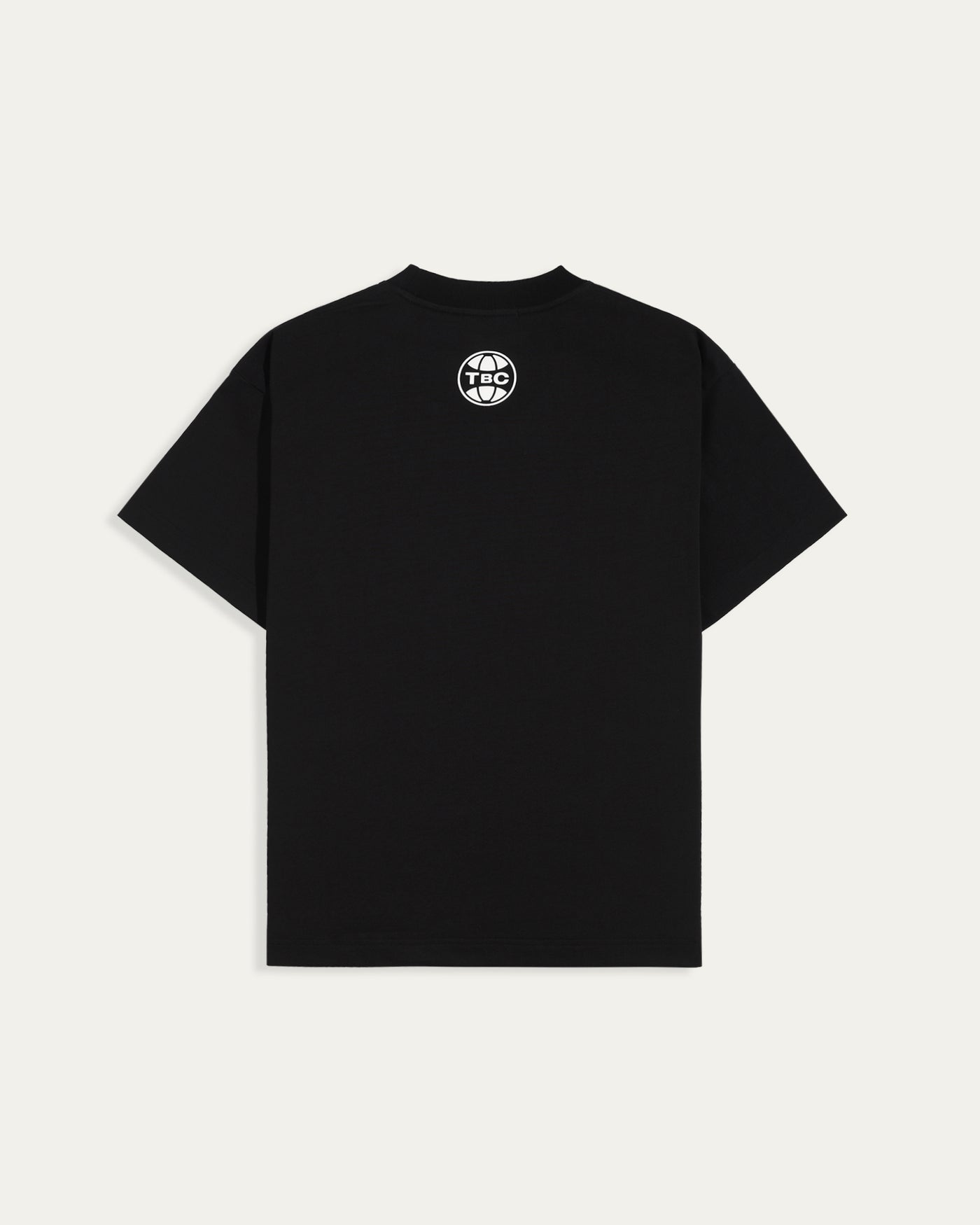 Regular Embossed Boxy T-shirt - Black