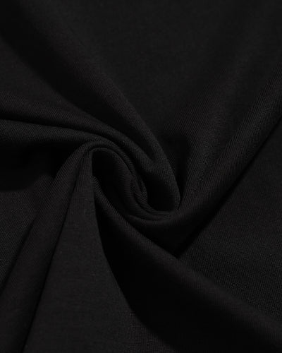 Regular Embossed Boxy T-shirt - Black