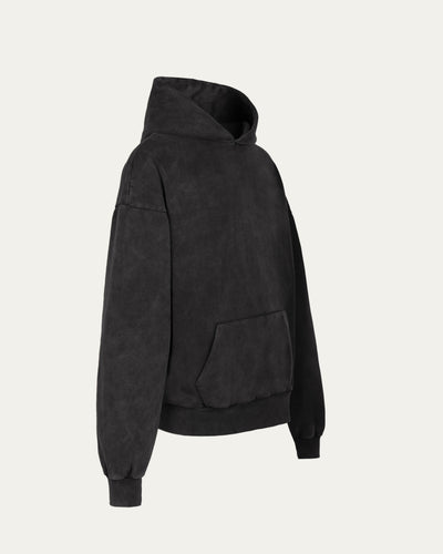 Blank Wash Hoodie - Faded Black