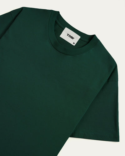 Pigment Boxy T-shirt - Racing Green