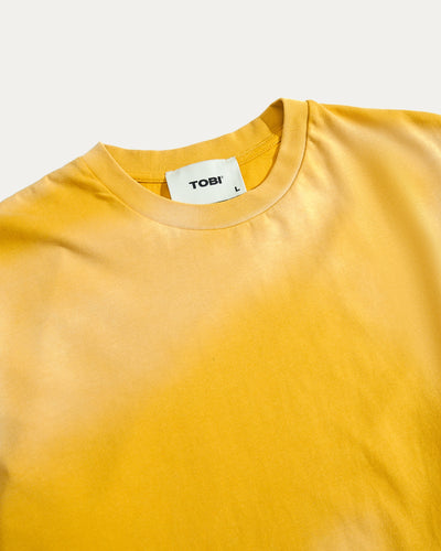 Blank Boxy Wash T-shirt - Golden Age