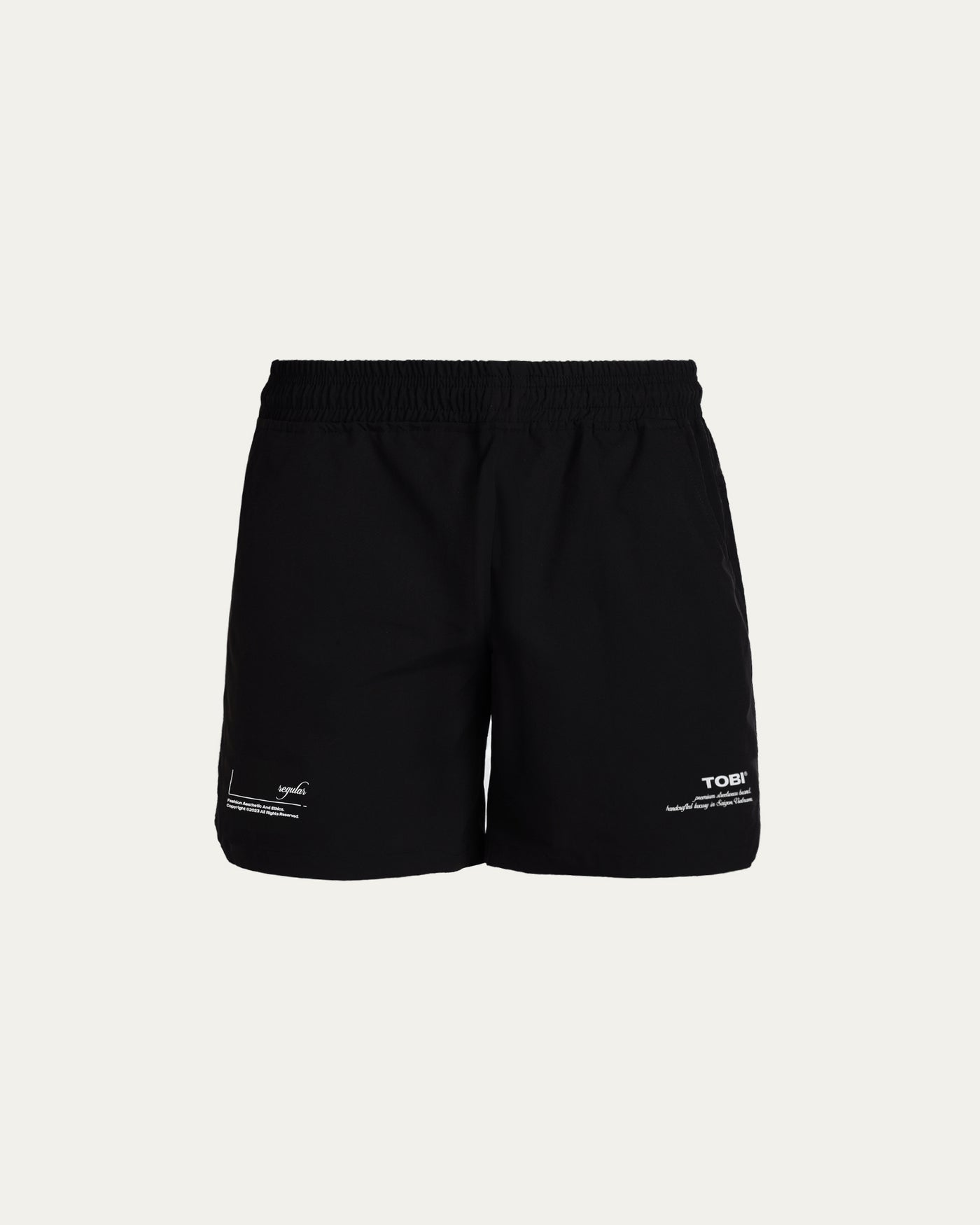 Nylon Basic Shorts - Black