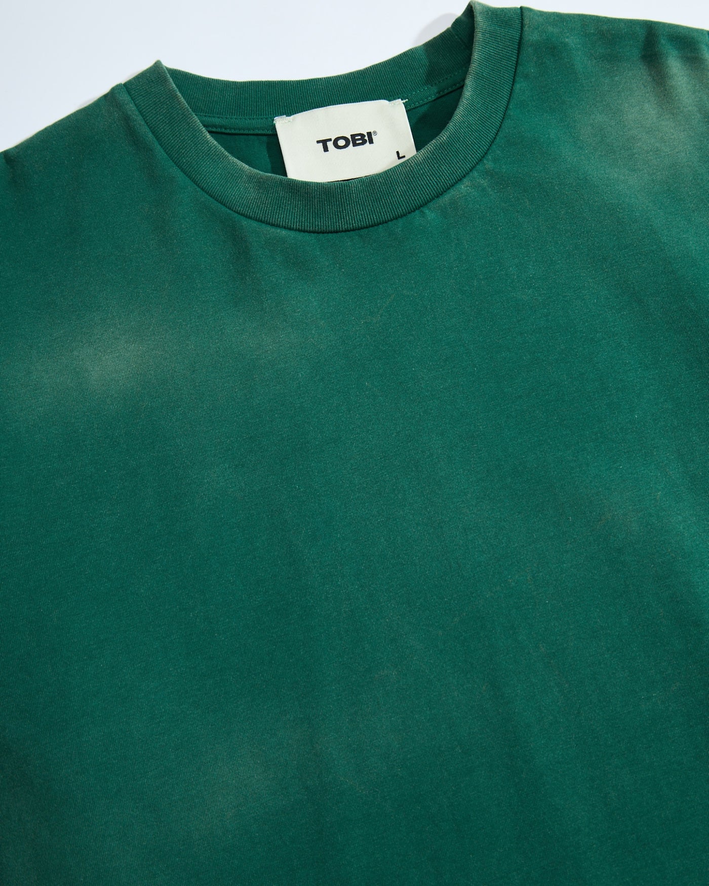 Blank Boxy Wash T-shirt - Army Wash