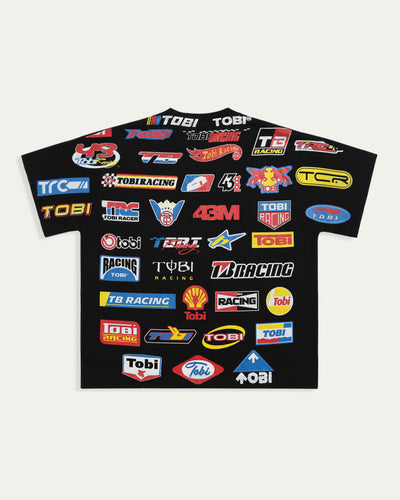 Multi Logo Boxy T-shirt