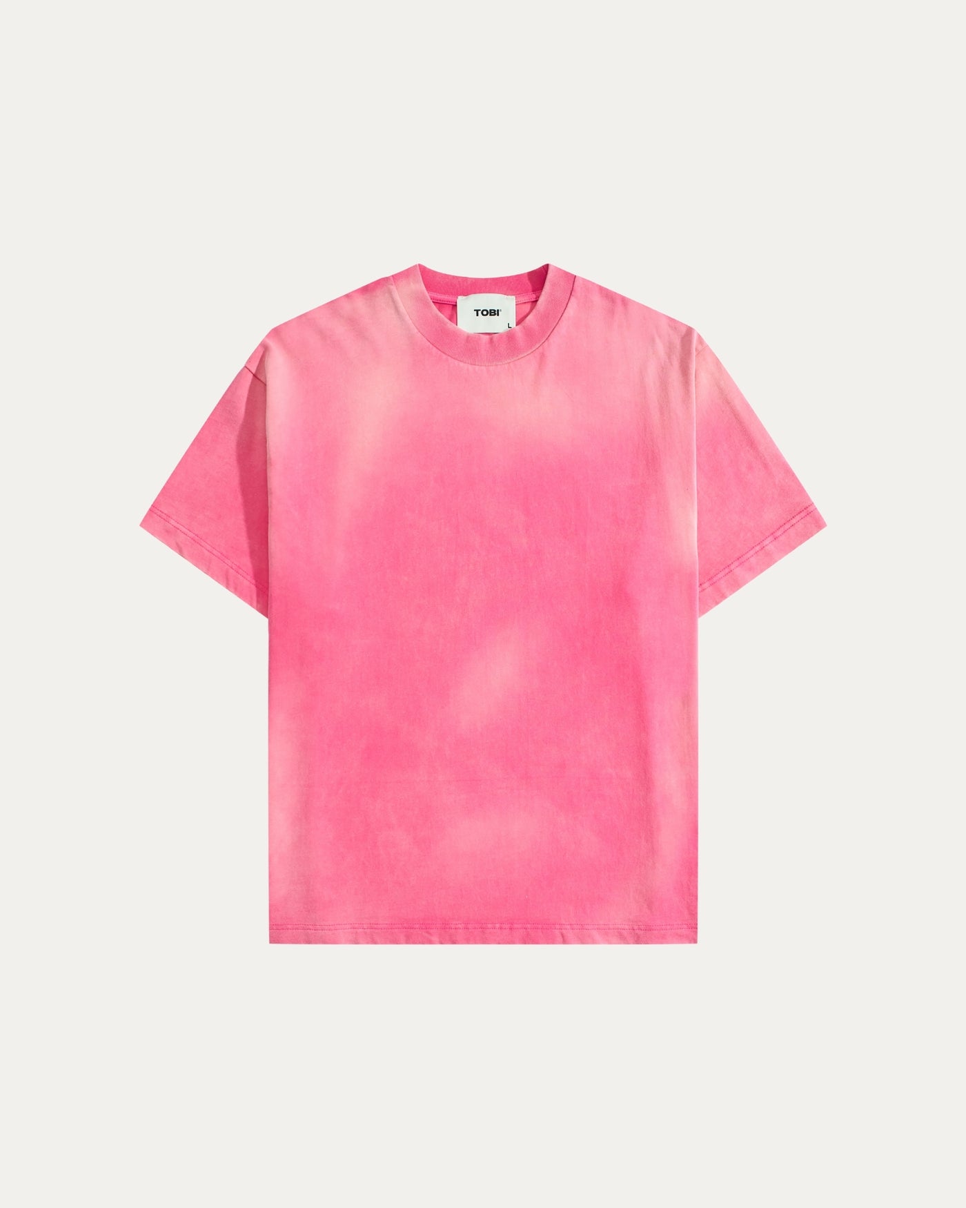 Blank Boxy Wash T-shirt - Bubblegum Blast