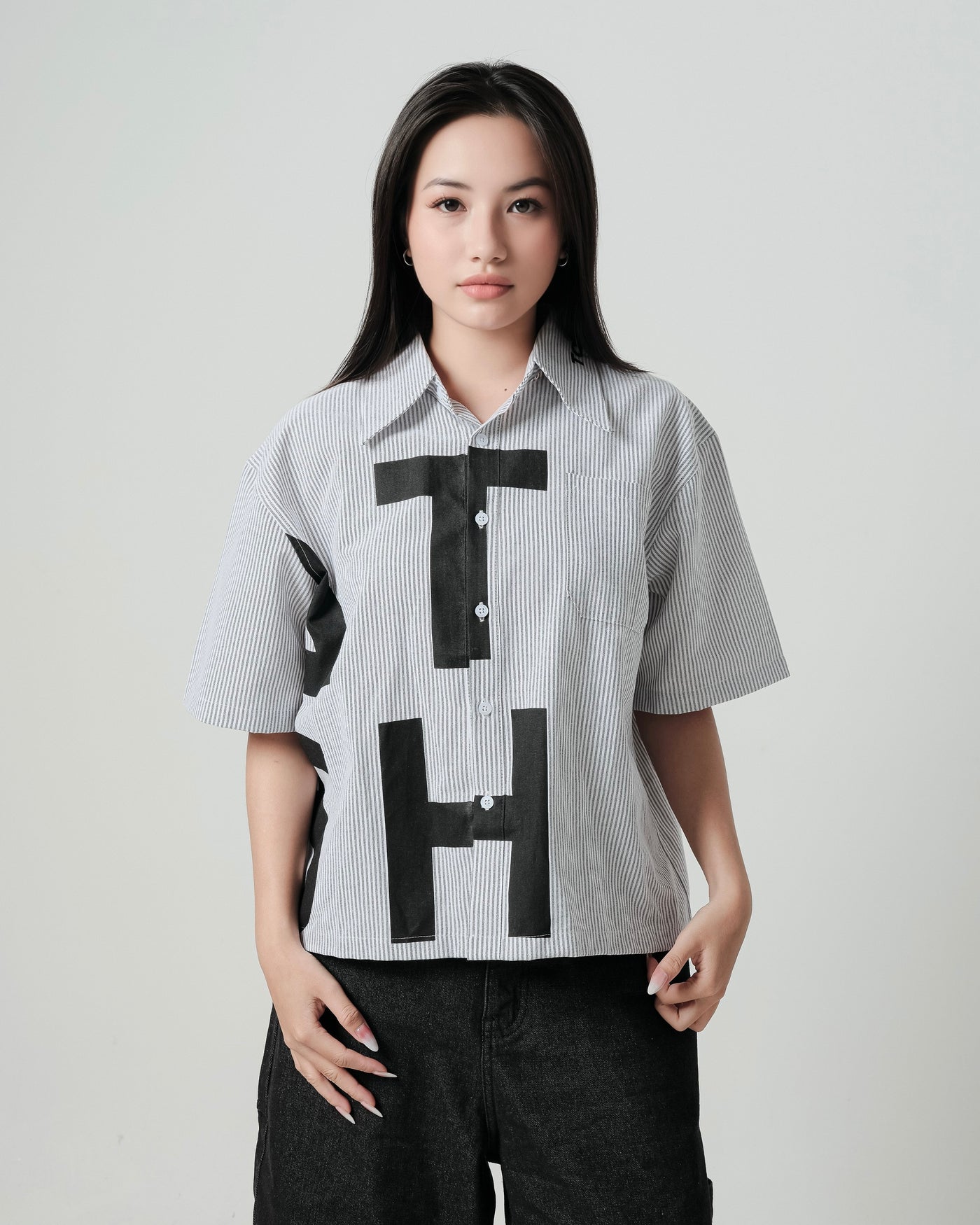 [PRE-ORDER] ATSH Boxy Shirt - Dark Grey