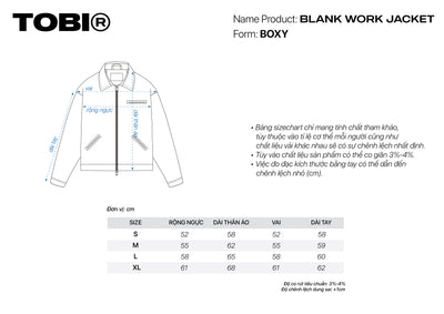 Blank Work Jacket - Midnight Green