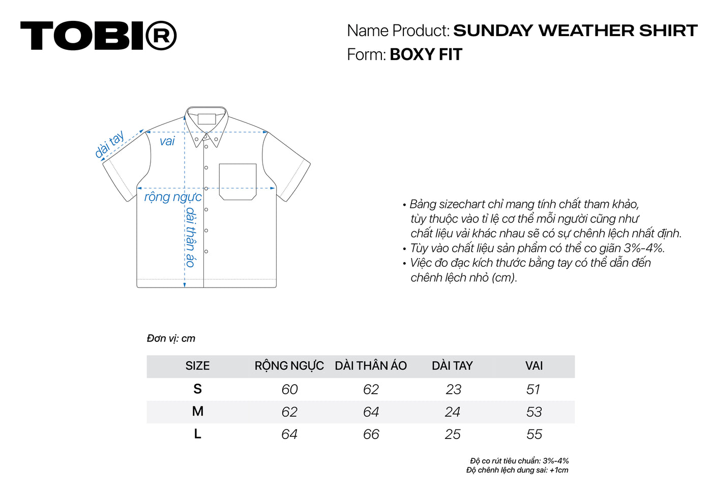 Sunday Weather Shirt - Blue