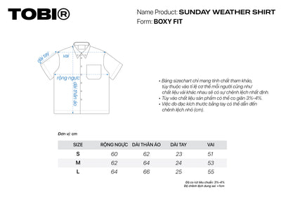 Sunday Weather Shirt - Blue