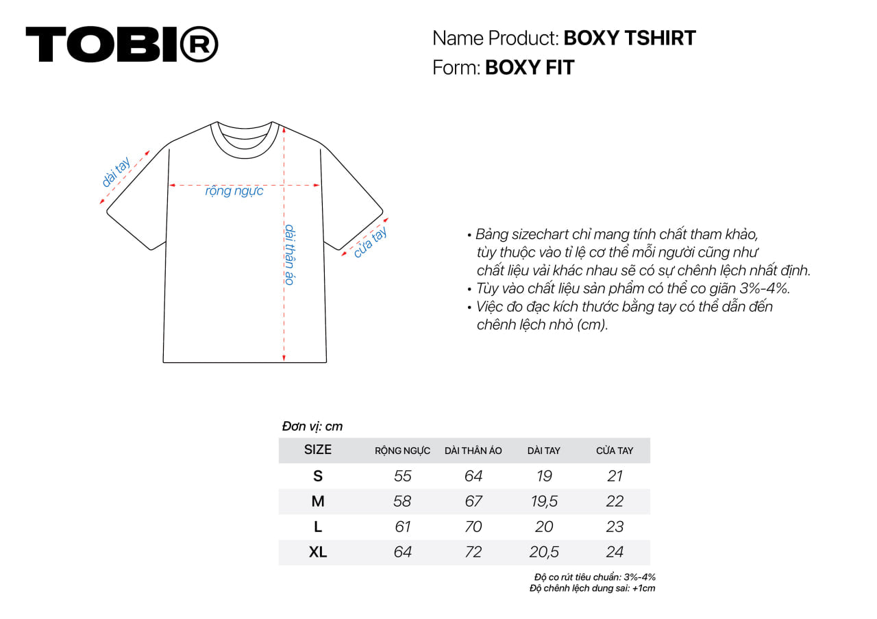 Regular Embossed Boxy T-shirt Off White - Main Image