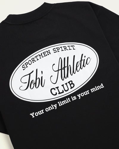 TOBI® Athletic Club T-shirt - Black - TOBI
