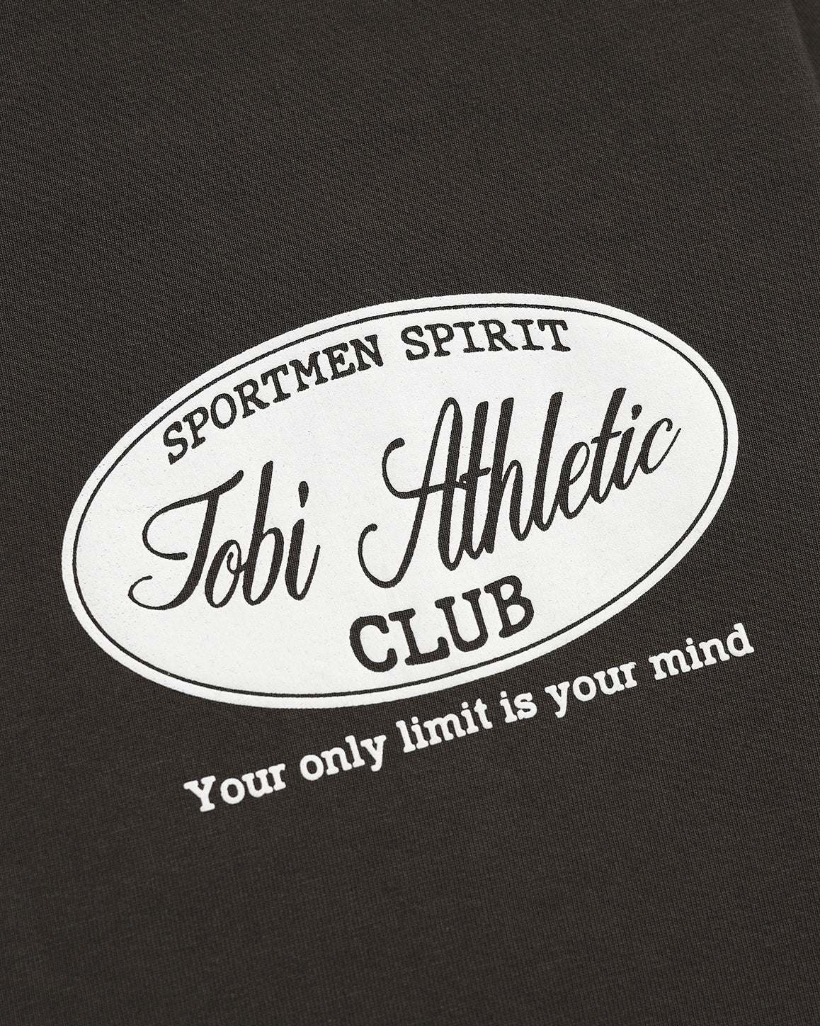 TOBI® Athletic Club T-shirt - Dark Grey - TOBI
