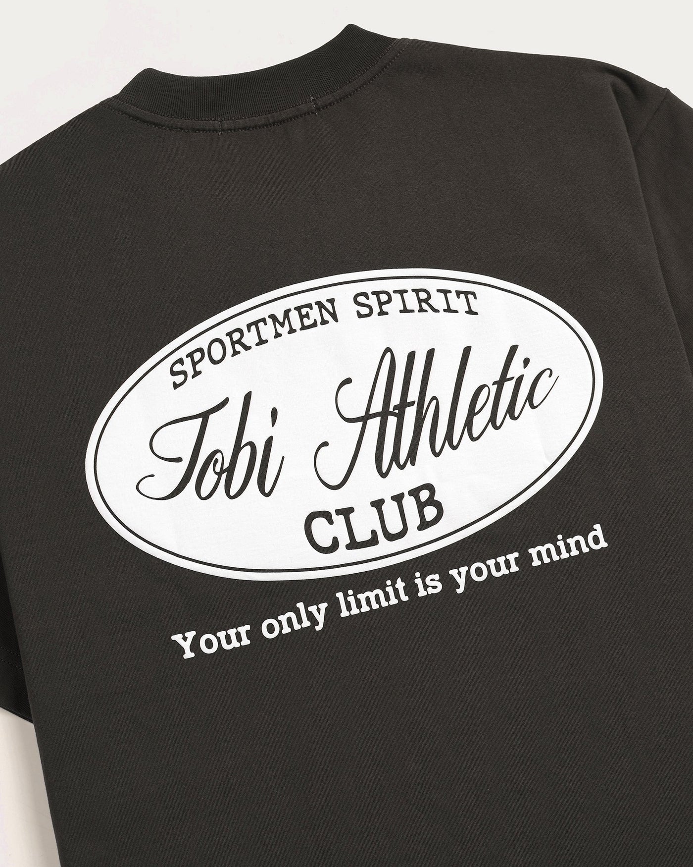 TOBI® Athletic Club T-shirt - Dark Grey - TOBI