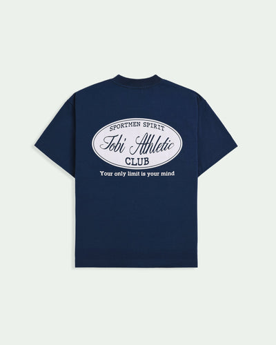 TOBI® Athletic Club T-shirt - Navy - TOBI