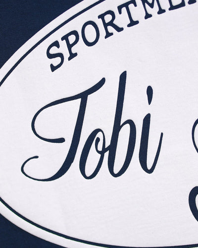 TOBI® Athletic Club T-shirt - Navy - TOBI