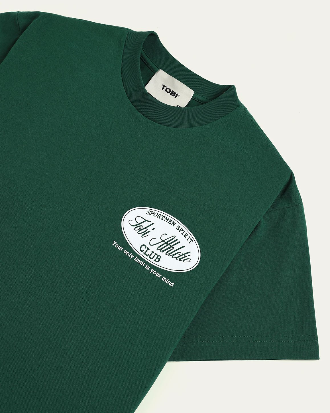 TOBI® Athletic Club T-shirt - Racing Green - TOBI