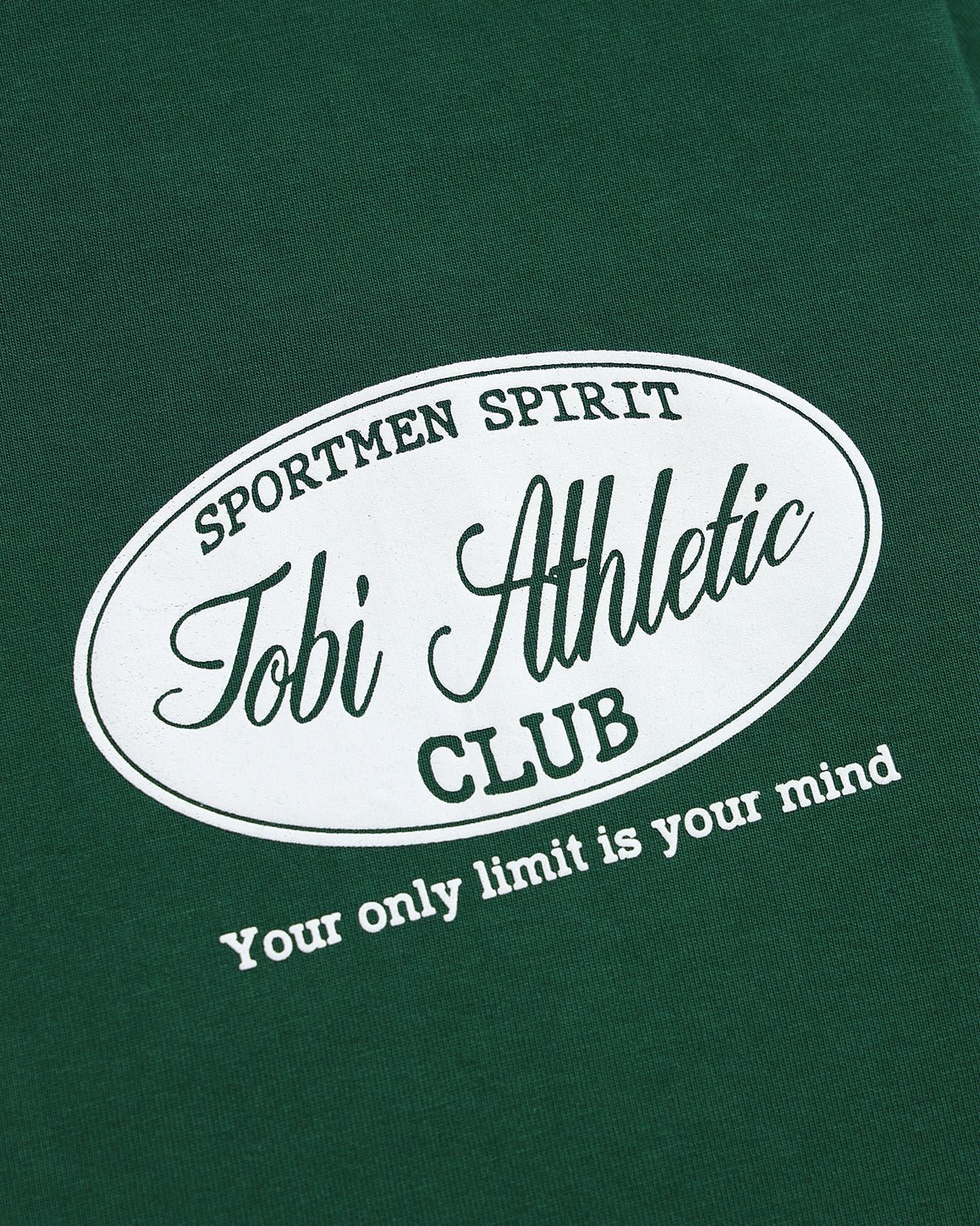 TOBI® Athletic Club T-shirt - Racing Green - TOBI