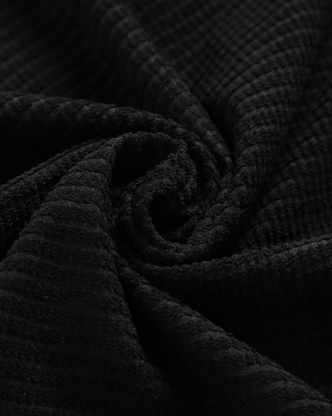 Drop Shoulder Knit T-shirt - Black - TOBI