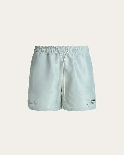 Nylon Basic Shorts - Mint - TOBI