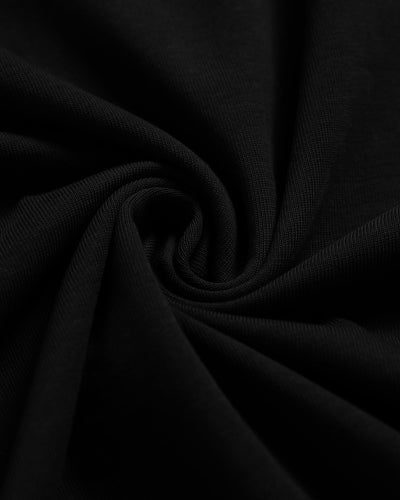 Stripped Boxy T-shirt - Black - TOBI