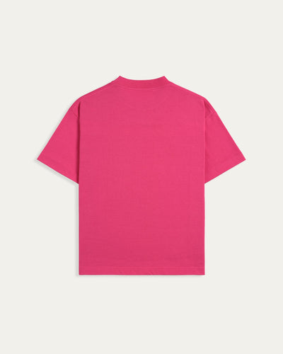 TOBI Basic Boxy T-shirt - Neon Pink - TOBI