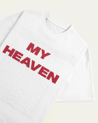 TOBI Heaven Embossed T-shirt - White - TOBI