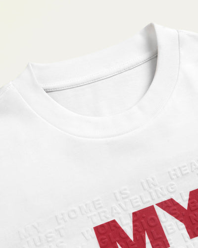 TOBI Heaven Embossed T-shirt - White - TOBI