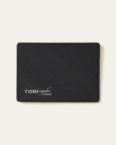 TOBI Leather Cardholder - Black - TOBI