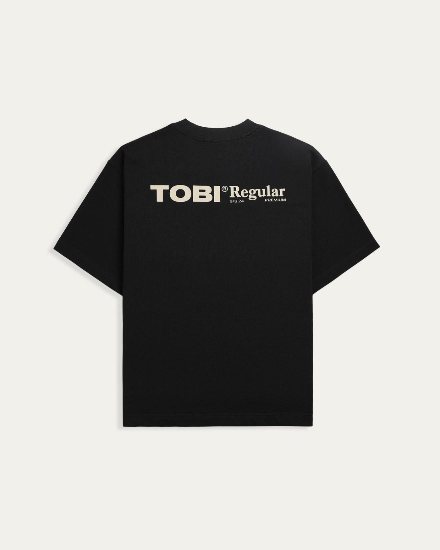TOBI Regular Boxy Tee - Black - TOBI
