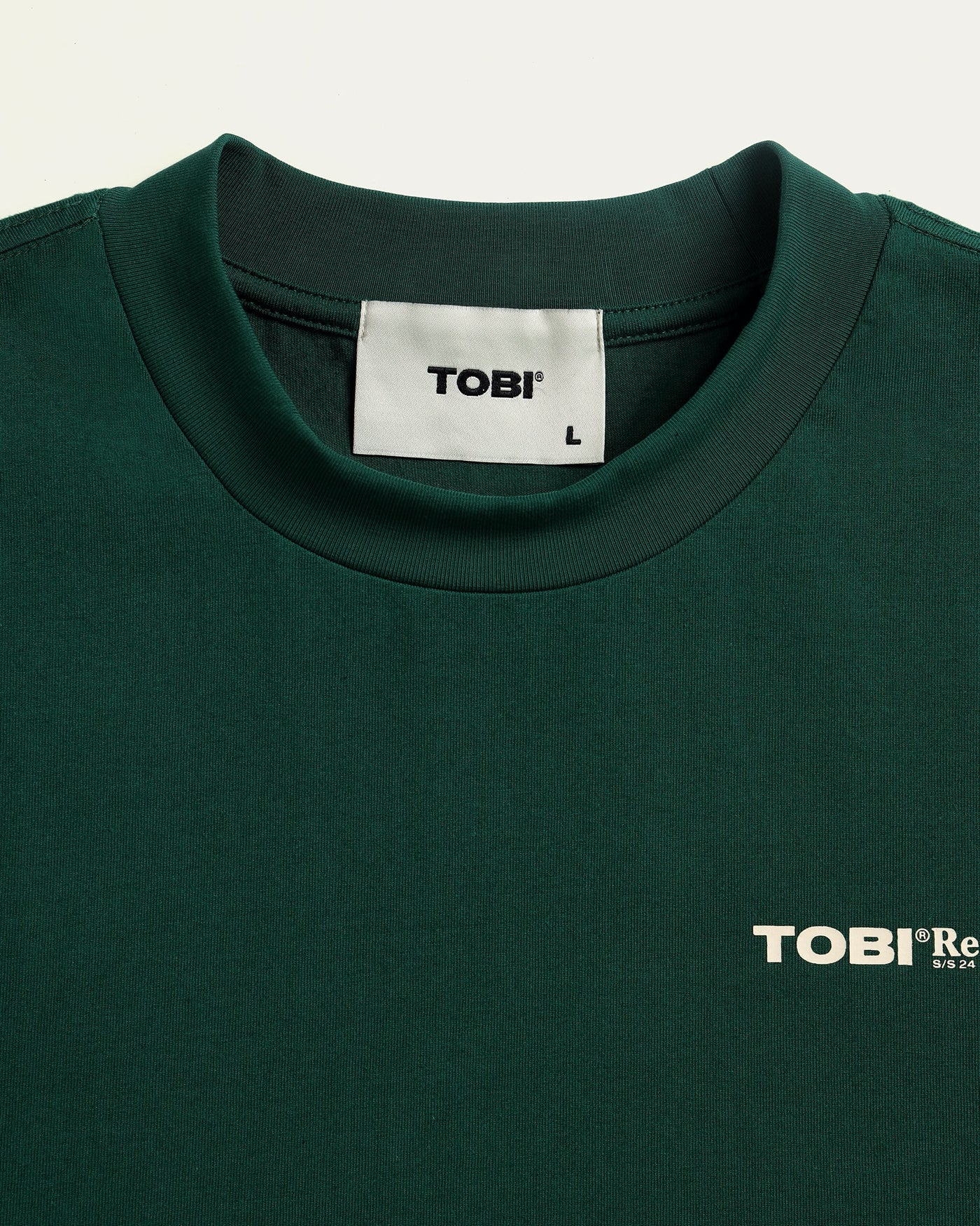 TOBI Regular Boxy Tee - Racing Green - TOBI